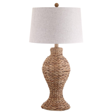 Elicia 31" Seagrass Weave LED Table Lamp - JONATHAN Y